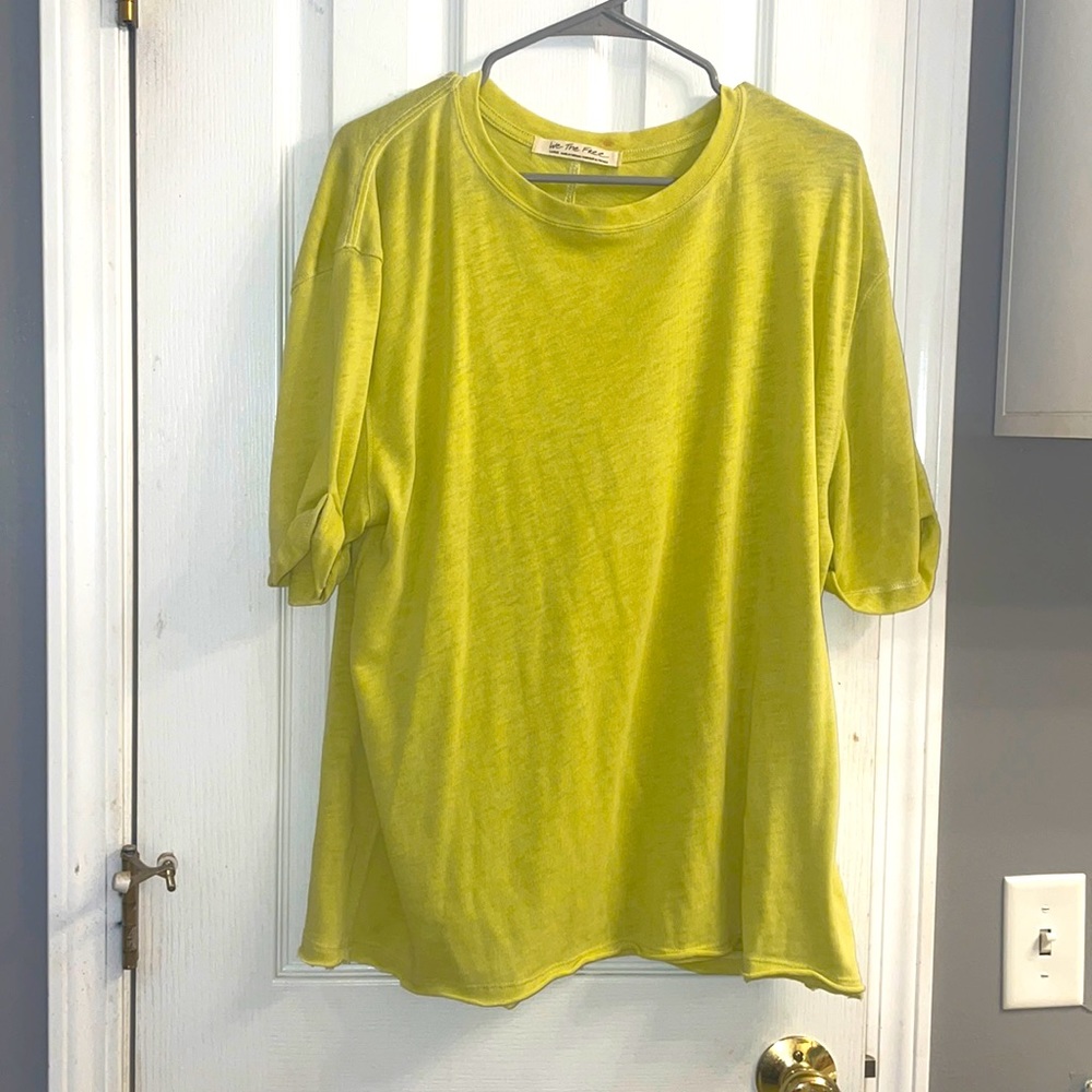 free people oversized tee
